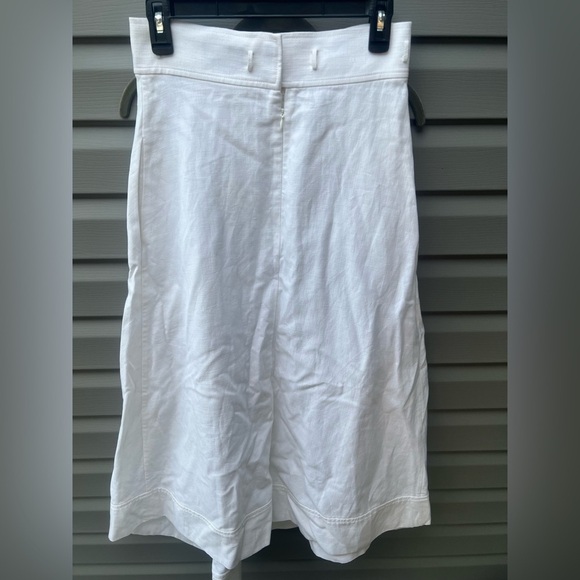 Theory white cotton blend skirt size XS - Picture 6 of 9